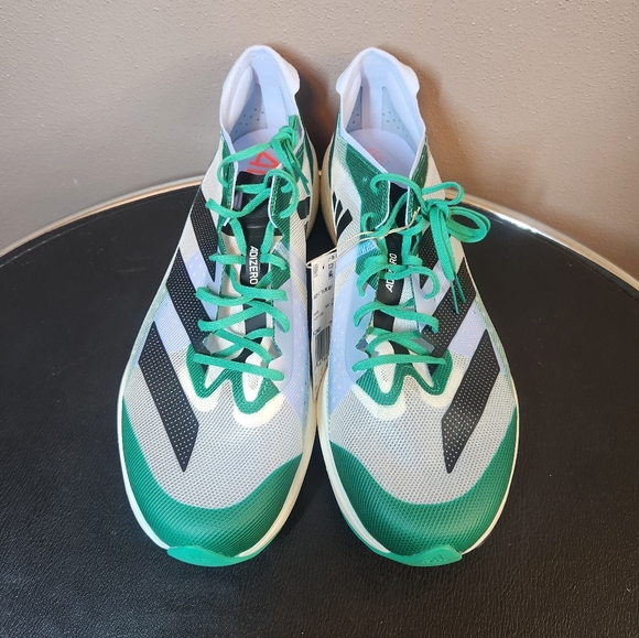 Adidas Adizero Takumi Sen 9 Mens Running shoes sz 12.5 New Green - Picture 2 of 10